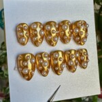 Deluxe Press-On Nails | Pearl Jammed (Small)