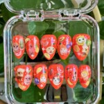 Deluxe Press-On Nails | Orange You Obsessed? (Large)