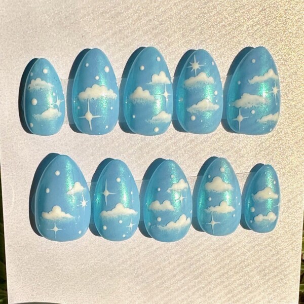 Deluxe Press-On Nails | Skybound 2.0 (Small)